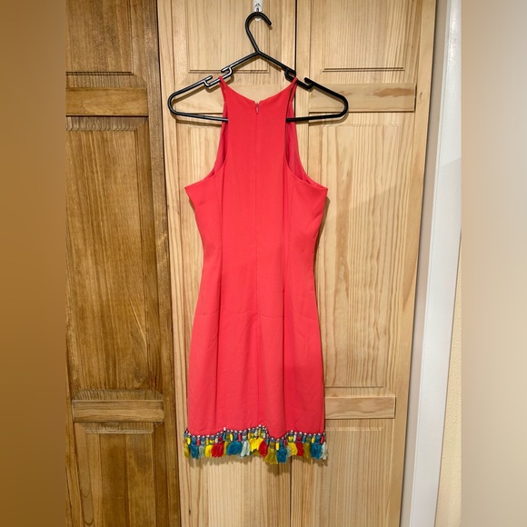 Badgley Mischka Coral Mini Dress - Picture 5 of 7